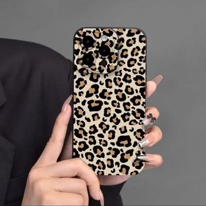 Leopard Pattern Case For iPhone 14 Pro Max - KHAKI-SALE